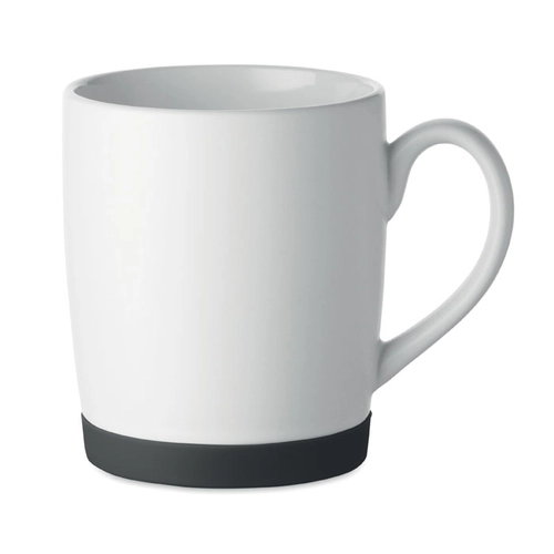 image du produit Mug en céramique avec finition blanche mate et base en silicone