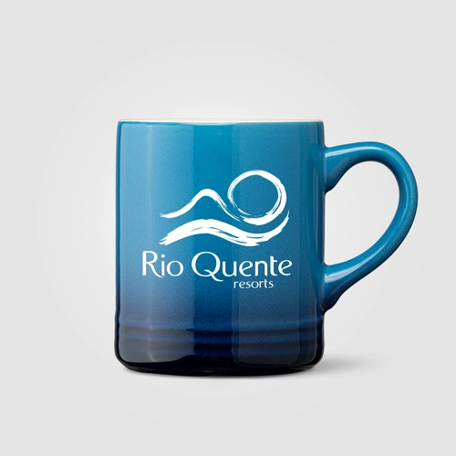 image du produit Mug en céramique effet ombré - 355 ml
