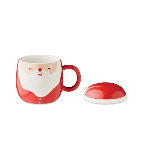 image du produit Mug en céramique Père Noël avec son couvercle