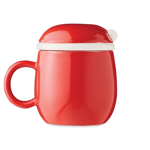 image du produit Mug en céramique Père Noël avec son couvercle