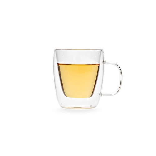 image du produit Mug en verre borosilicate 250 ml double paroi avec anse