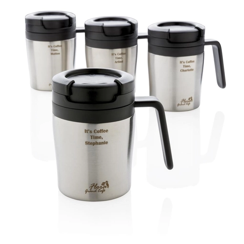 image du produit Mug isotherme 160ml - tasse double paroi en acier inoxydable