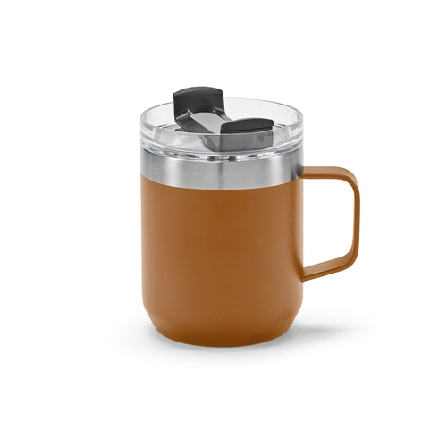 image du produit Mug isotherme 440 ml en acier inox recyclé - avec insersion de paille