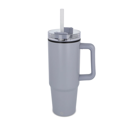 image du produit Mug isotherme avec poignée et paille 800ml