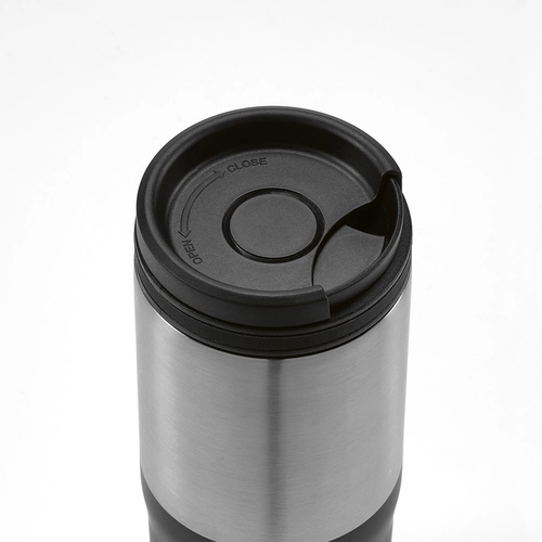 image du produit Mug isotherme en acier inox 600 ml avec triple isolation - avec revêtement céramique