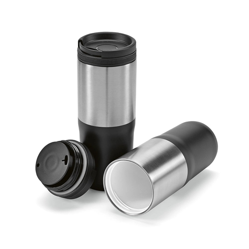 image du produit Mug isotherme en acier inox 600 ml avec triple isolation - avec revêtement céramique