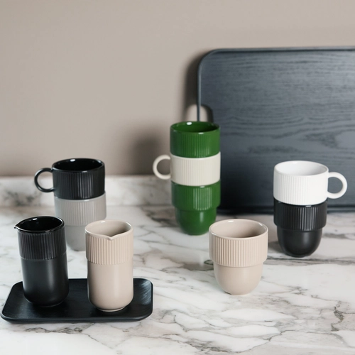 image du produit Mug porcelaine empilable - idéal usage quotidien