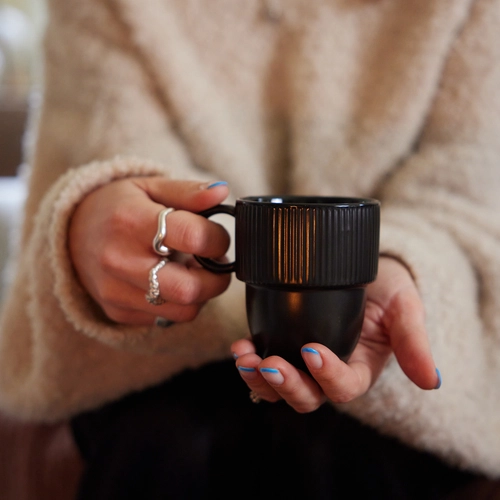 image du produit Mug porcelaine empilable - idéal usage quotidien