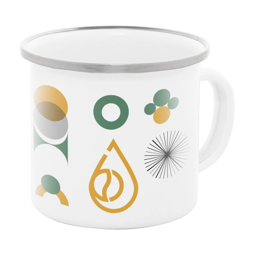 image du produit Mug sublimation 200ml avec rebord en acier inoxydable