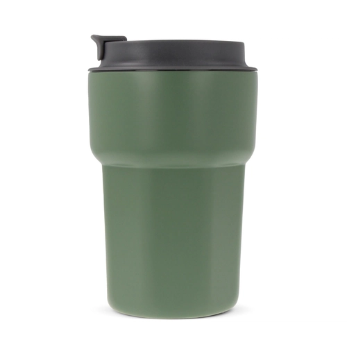 image du produit Mug thermos 350 ml en acier inox et céramique