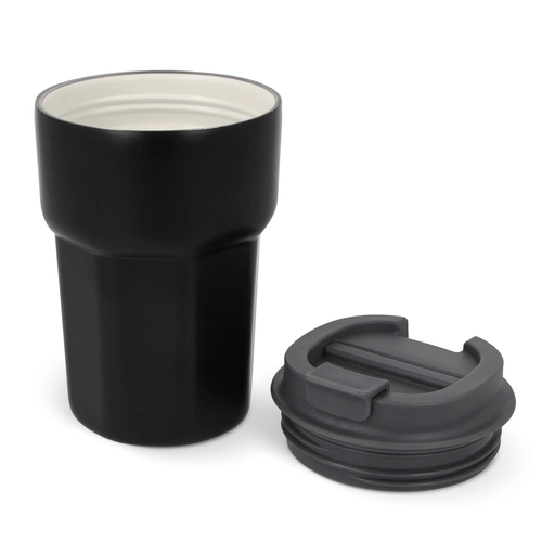 image du produit Mug thermos 350 ml en acier inox et céramique