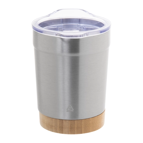 image du produit Mug thermos isotherme 300 ml en inox et bambou