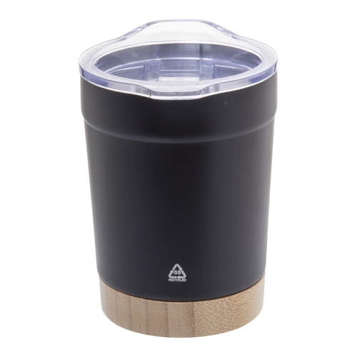 image du produit Mug thermos isotherme 300 ml en inox et bambou