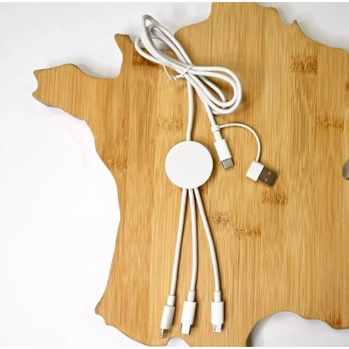 image du produit Multicâble 5-en-1 made in France - fast charge 20W