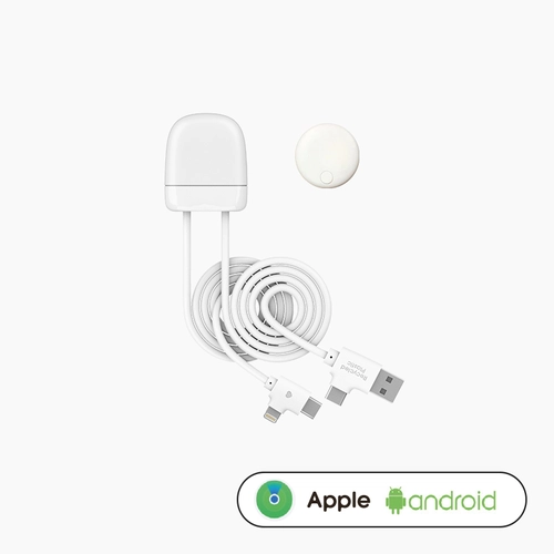 image du produit Multicâble ICE-TAG avec transfert de données - Apple & Android