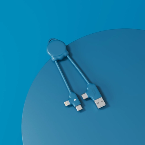 image du produit Multicâble OCTOMINI en plastique recyclé - USB-C
