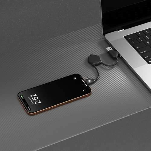 image du produit Multicâble OCTOMINI en plastique recyclé - USB-C