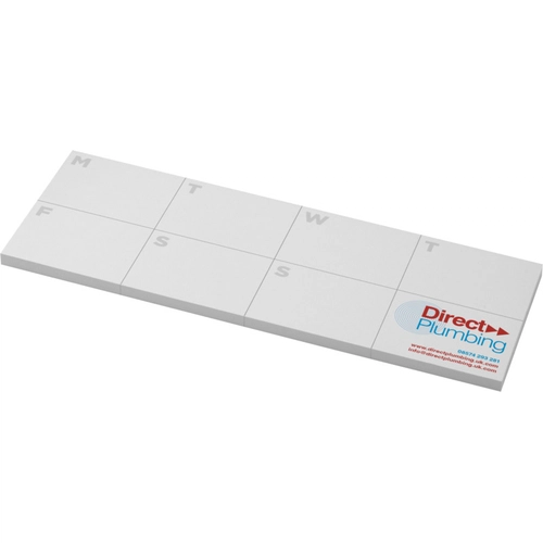 image du produit Notes autocollantes recyclées Sticky-Mate® avec agenda imprimé