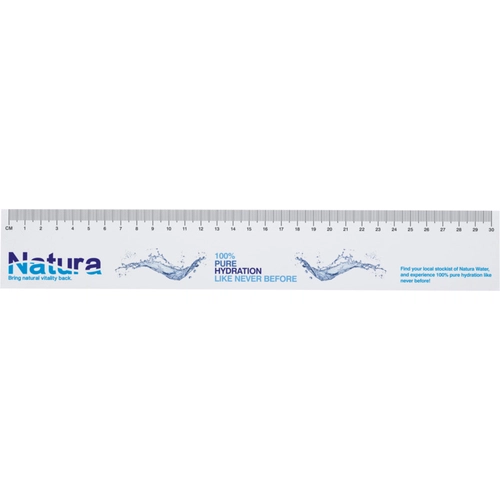 image du produit Notes autocollantes recyclées Sticky-Mate® avec règle imprimée 30 cms