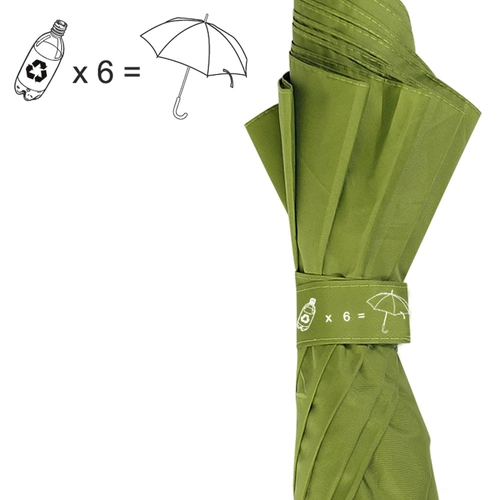 image du produit Parapluie WOODTOWN ouverture automatique, toile 100% en RPET