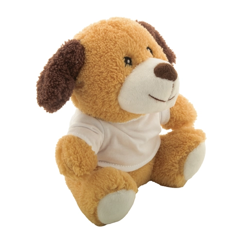 image du produit Peluche chien en PET recyclé - personnalisation du T-shirt