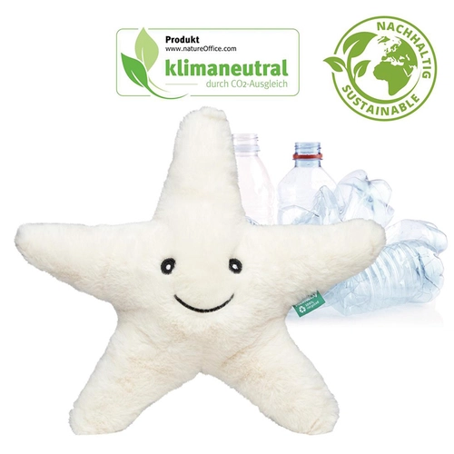 image du produit Peluche étoile de mer en RPET - convient aux enfants