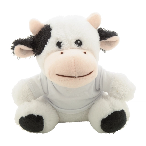 image du produit Peluche vache en PET recyclé - personnalisation du T-shirt