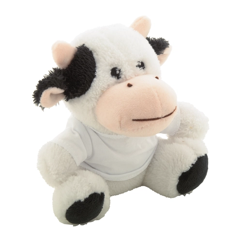 image du produit Peluche vache en PET recyclé - personnalisation du T-shirt