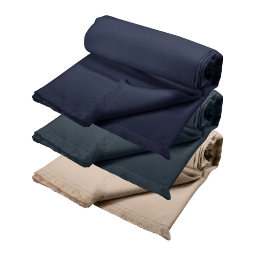 image du produit Plaid coton biologique 230g - puce tricolore