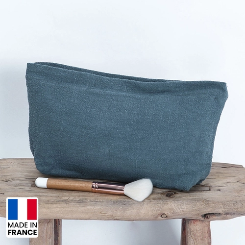 image du produit Pochette made In France - trousse de voyage en lin cultivé en France