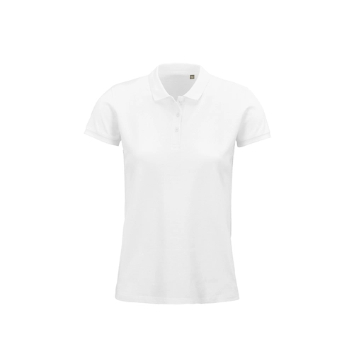 image du produit Polo Femme en coton bio avec manches courtes