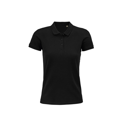 image du produit Polo Femme en coton bio avec manches courtes