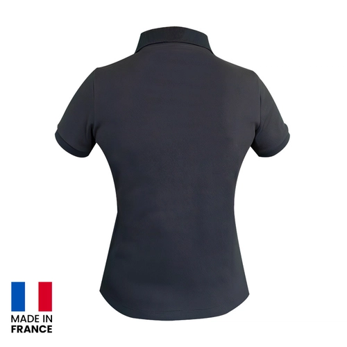 image du produit Polo femme made in France 220gr/m2 3 boutons - teinté et tricoté en France