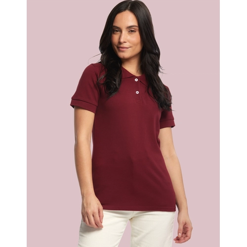 image du produit Polo manches courtes Femme Made In France en coton bio