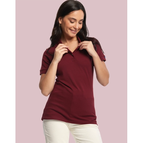 image du produit Polo manches courtes Femme Made In France en coton bio