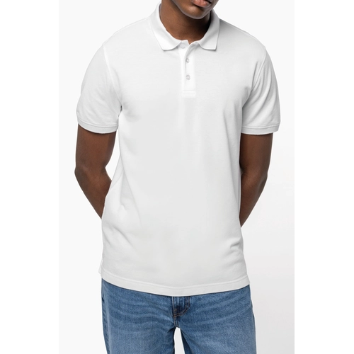 image du produit Polo piqué manches courtes homme KARIBAN - Fabrication Europe