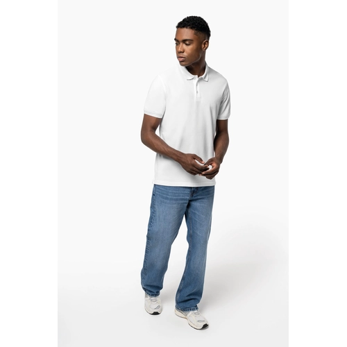 image du produit Polo piqué manches courtes homme KARIBAN - Fabrication Europe