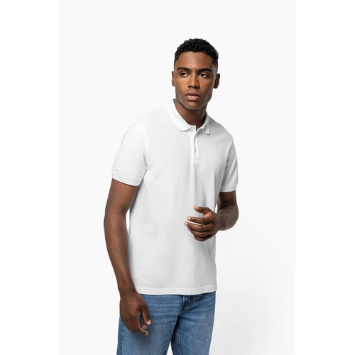 image du produit Polo piqué manches courtes homme KARIBAN - Fabrication Europe