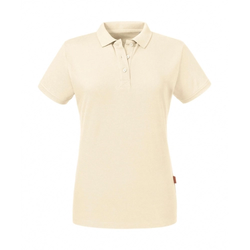 image du produit Polo pour femme en coton avec col à trois boutons