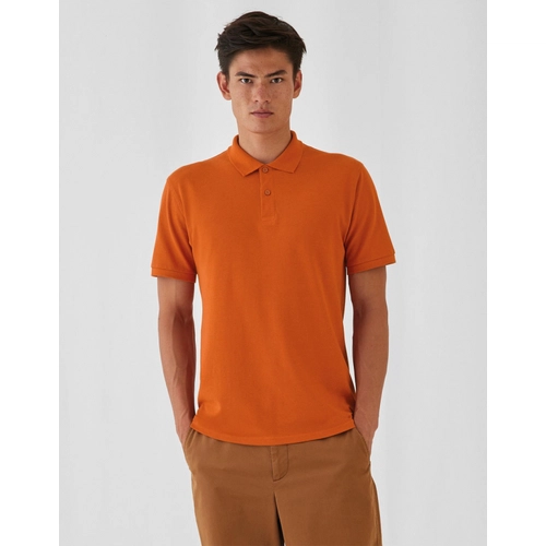 image du produit Polo pour homme en coton avec col à deux boutons