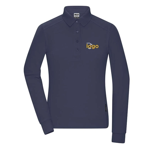 image du produit Polo workwear manches longues pour femme - polo de travail