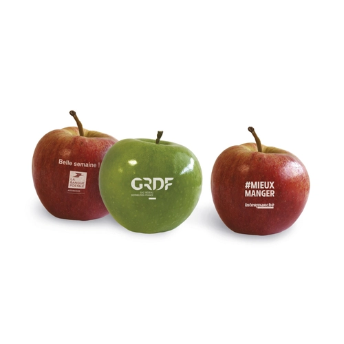 image du produit Pomme Publicitaire personnalisée - marquage alimentaire