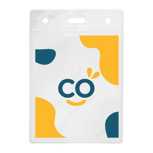 image du produit Porte badge en plastique transparent pour tour de cou