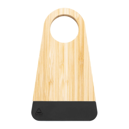 image du produit Porte-bouteille de vin en bambou avec tire-bouchon