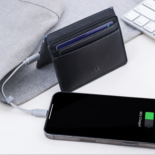 image du produit Porte cartes anti RFID avec powerbank 3 000 mAh 