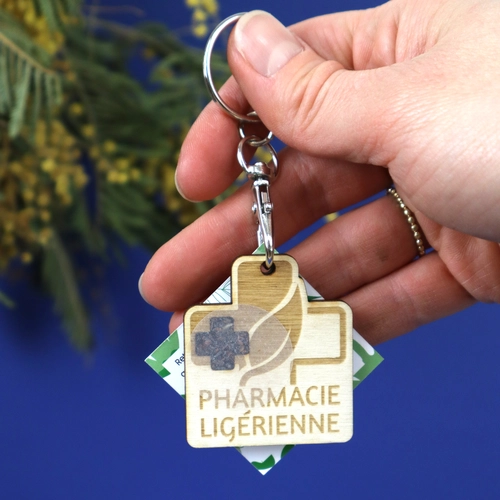 image du produit Porte-clé graines et bois