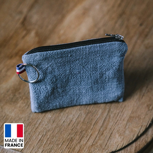 image du produit Porte monnaie POL & ROSA fabriqué en France - avec anneau porte clés