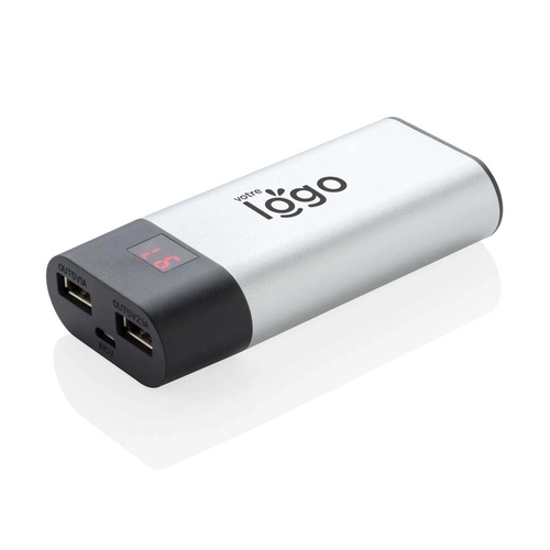 image du produit Powerbank 4000 mAh avec affichage LED