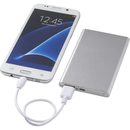 image du produit Powerbank 4000 mAh - Batterie de secours en aluminium 