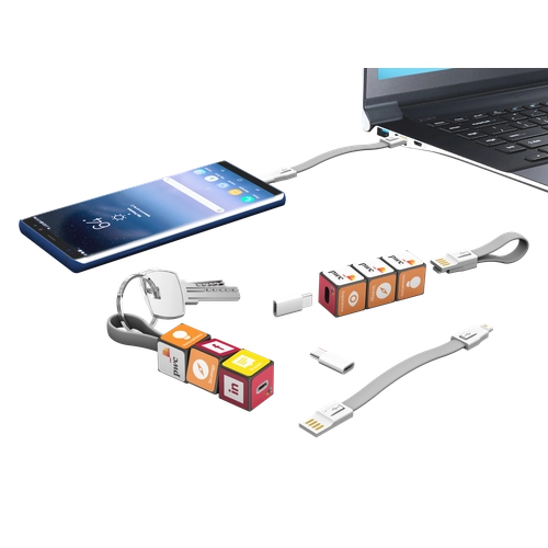 image du produit Rubik's mobile charging câble set - antistress